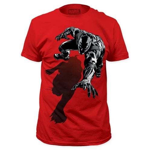 Black Panther Shadow Red T-Shirt